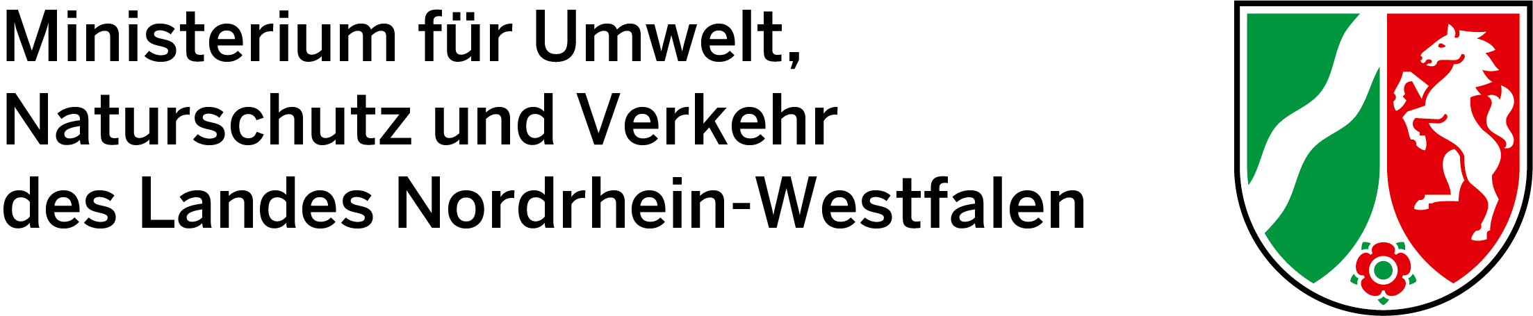 [Logo: Ministerium für Verkehr des Landes NRW]