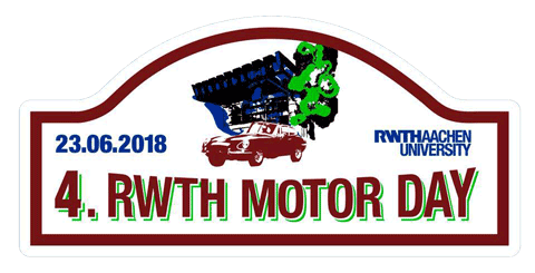 [Logo: RWTH Motorday 2018]